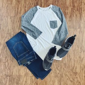 Mossimo men’s 3/4 sleeve tee